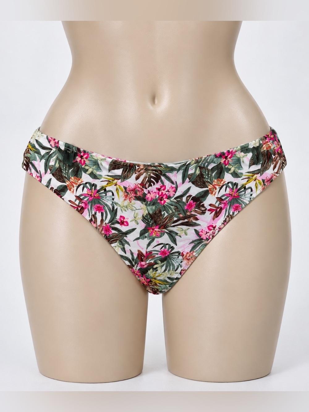 VS High Waisted Floral Tropical Bikini Bottom size xx large